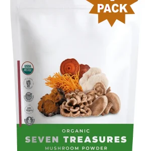 Organic Seven Mushroom Super Blend Powder – 3.5 oz (100g)