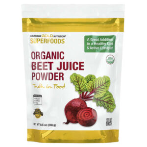 California Gold Nutrition, Superfoods, Organic Beet Juice Powder, 240 g